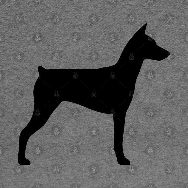 German Pinscher Silhouette(s) by Coffee Squirrel